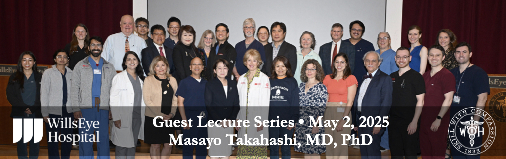 Guest Lecture: Journey from Stem Cells to Organoids: Advances in Retinal Regenerative Medicine - Masayo Takahashi, MD, PhD [NON-CME] Banner